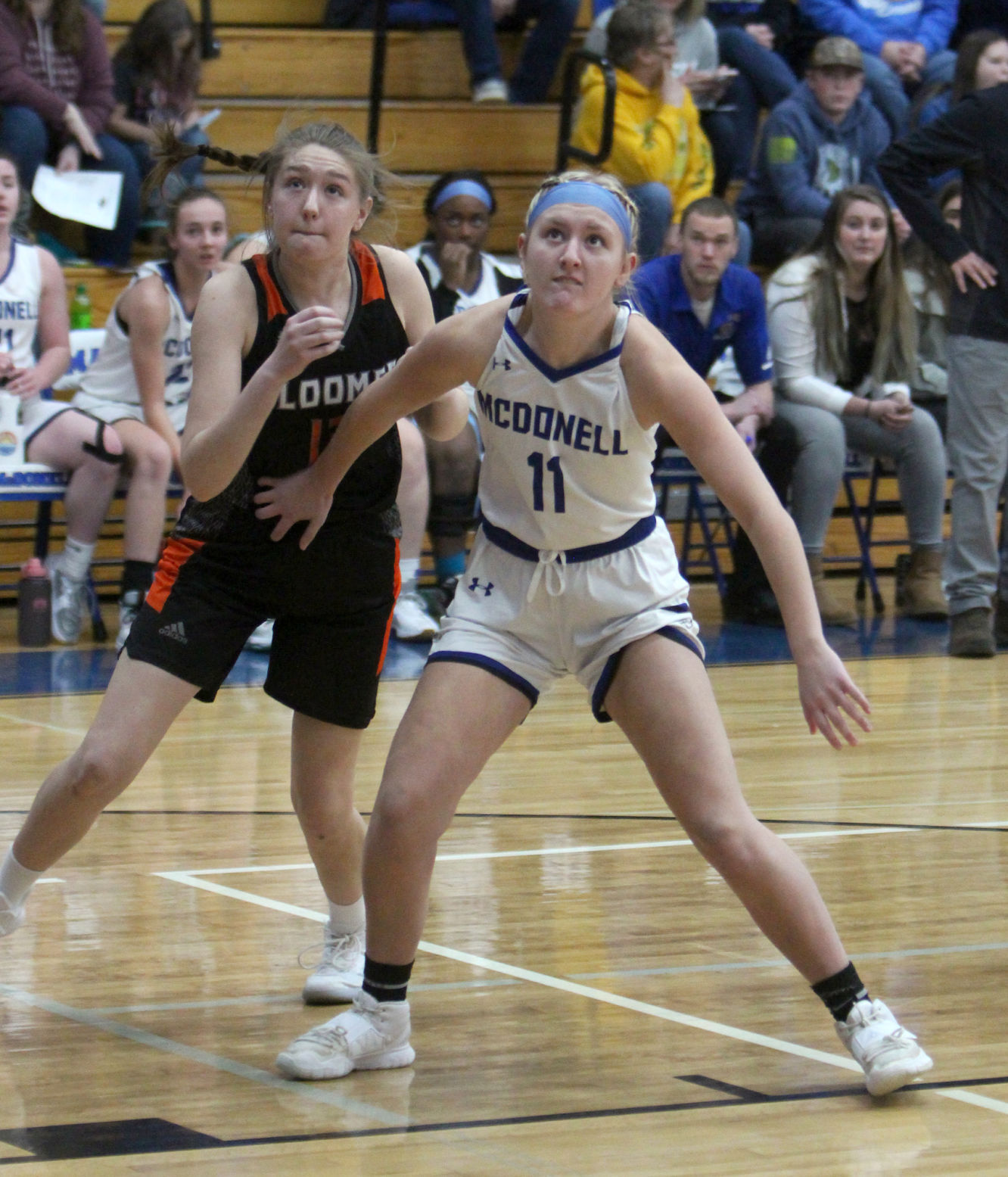 Bloomer at McDonell girls basketball 1-22-22